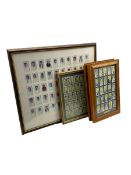 Two sets of fifty Players cigarette cards Cricketers 1934 and 1938