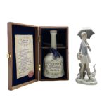 Lladro Carlos I Imperial brandy decanter in presentation box (lacking contents) together with a Llad