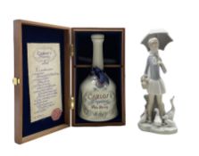 Lladro Carlos I Imperial brandy decanter in presentation box (lacking contents) together with a Llad