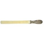 Victorian ivory letter opener