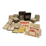 Box containing a large quantity of railway wagon labels including Explosives