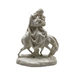 Victorian Minton Parian ware figure 'The Flight Into Egypt' circa 1882 H27cm