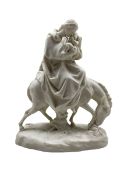 Victorian Minton Parian ware figure 'The Flight Into Egypt' circa 1882 H27cm