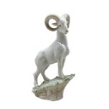 Lladro figure of a ram from the Chinese Zodiac collection H21cm