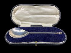 'The York Spoon' - Copy of an early Stuart silver seal top spoon by Christopher Mangy