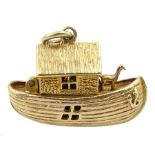 9ct gold Noah's Ark pendant/charm