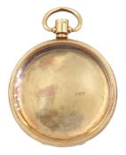 Early 20th century 9ct gold pocket watch case by Eclipse Watch Company