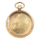 Early 20th century 9ct gold pocket watch case by Eclipse Watch Company