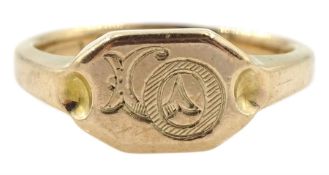 Early 20th century 9ct gold ring