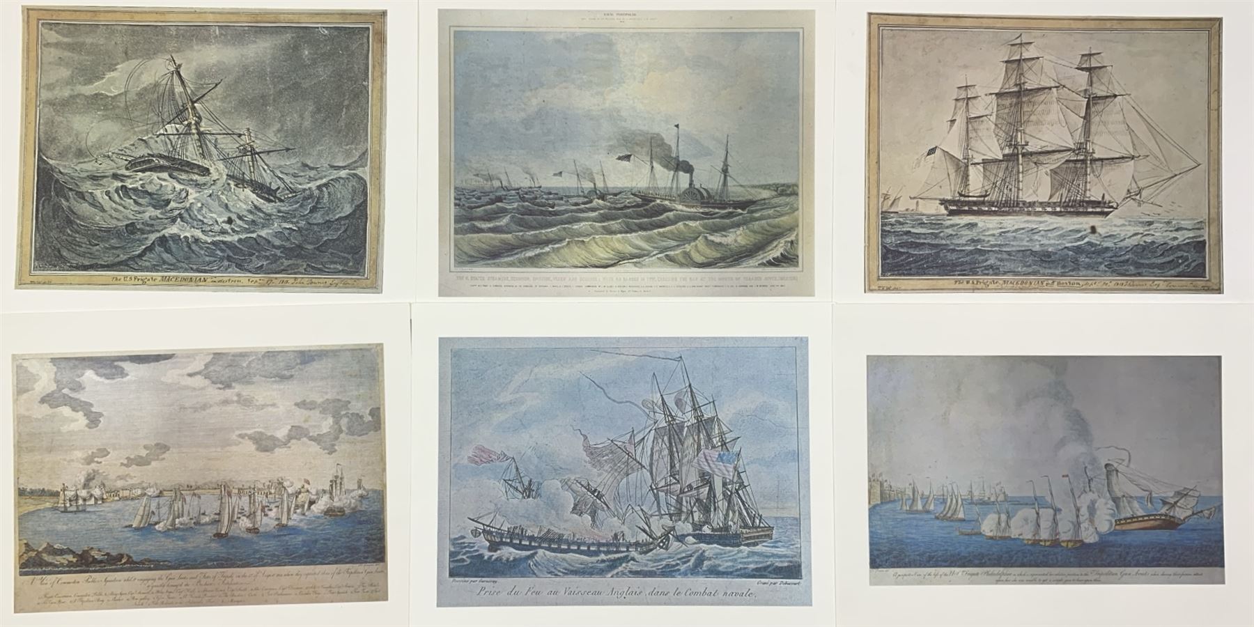 The Old Navy I (1779-1815) Prints and Watercolours Reproduced form the collection of Franklin Delano - Image 2 of 4