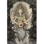 Gst Kt Ngurah (Balinese): Sawaswati the Hindu Goddess