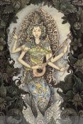 Gst Kt Ngurah (Balinese): Sawaswati the Hindu Goddess