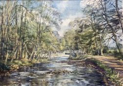 Florence Raingill Walker (British 20th century): River Scene