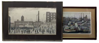 After Laurence Stephen Lowry R.B.A. R.A. (British 1887-1976): 'Coming from the Mill' and 'Industrial