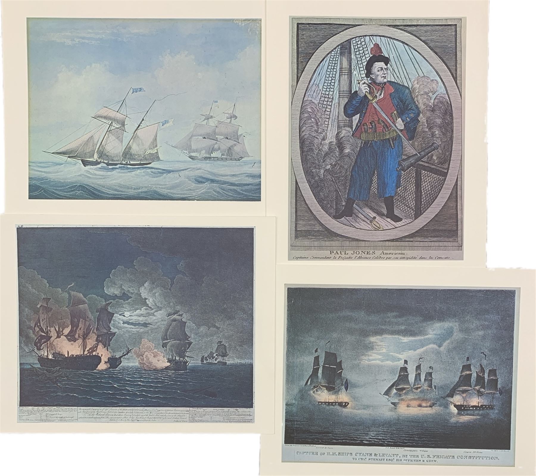 The Old Navy I (1779-1815) Prints and Watercolours Reproduced form the collection of Franklin Delano - Image 3 of 4