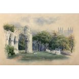George Fall (British 1845-1925): St Mary's Abbey York