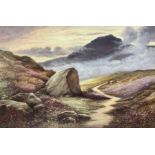 F G Radford (British early 20th century): Highland Landscape