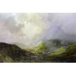 Clare Haley (British contemporary): 'Craggy Ancient Route to Somewhere'