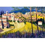 John Michael Saville (British 1922-2010): 'Mormoiron- Provence-Alpes-Côte d'Azur Region ' Southeaste