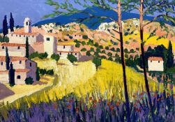 John Michael Saville (British 1922-2010): 'Mormoiron- Provence-Alpes-Côte d'Azur Region ' Southeaste