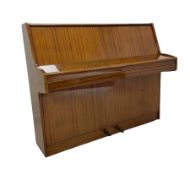 Kemble upright piano in lacquered mahogany case W130cm
