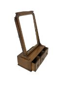 Georgian mahogany toilet swing mirror