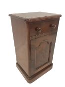 Mahogany bedside cabinet