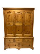 Pine wardrobe