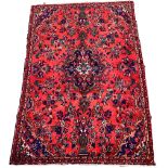 Iranian red ground rug