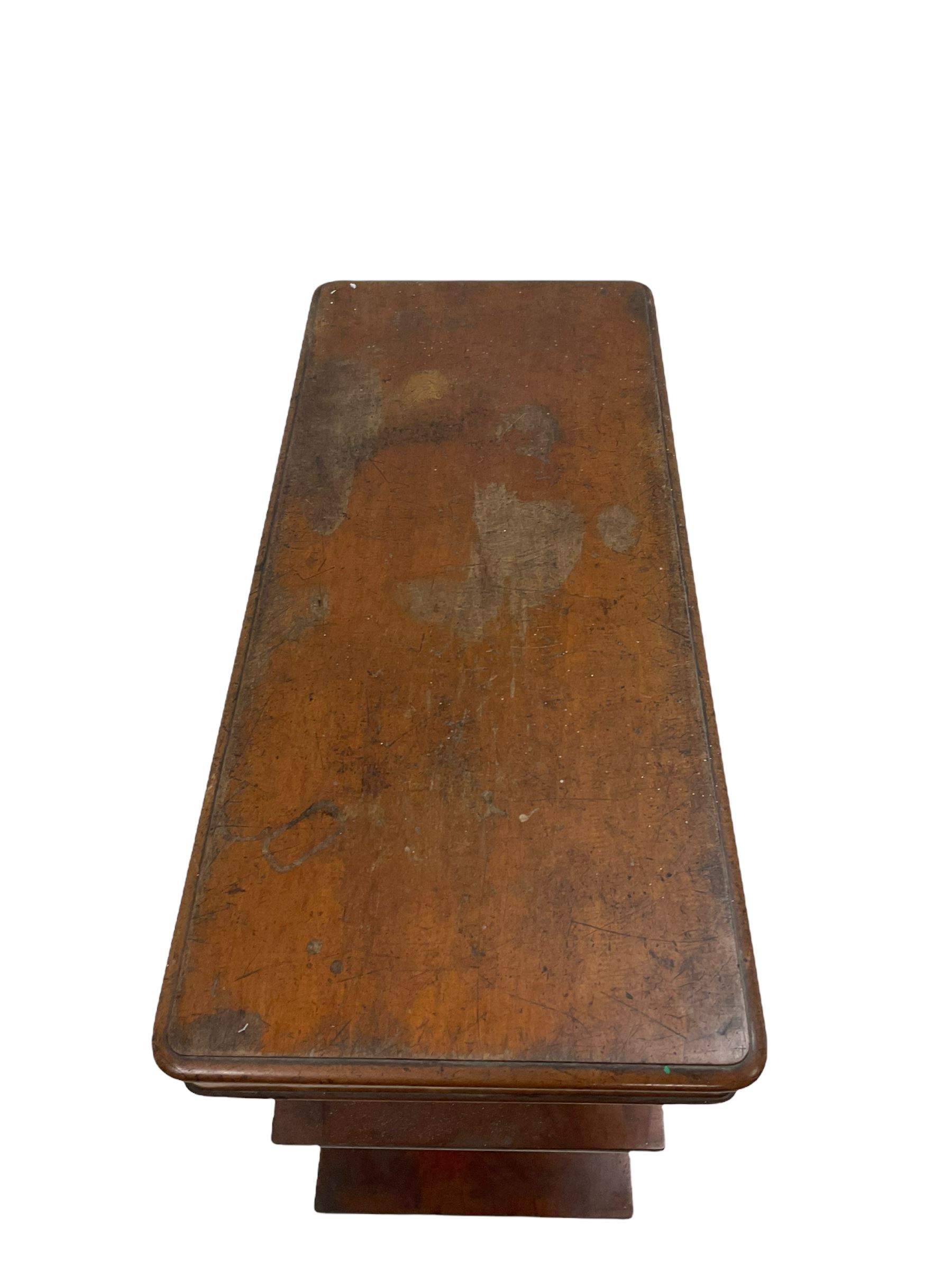 19th century mahogany metamorphic dumbwaiter - Image 2 of 5