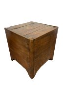 19th century oak storage box
