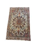 Tabriz cream ground rug