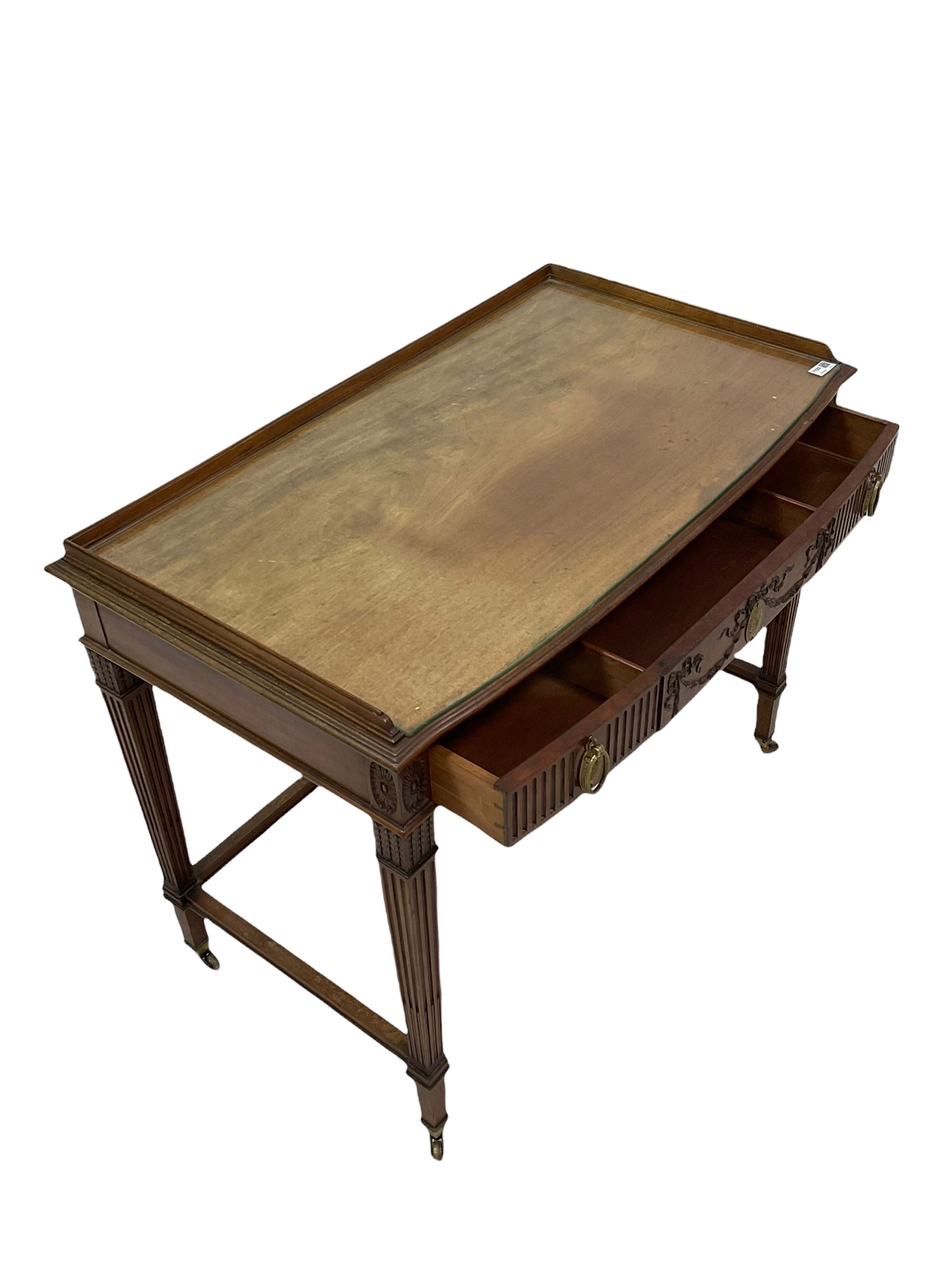 Morison & Co of Edinburgh - Mahogany writing table - Image 3 of 4