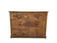 Victorian scumbled pine chest