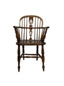 19th century low back Windsor armchair