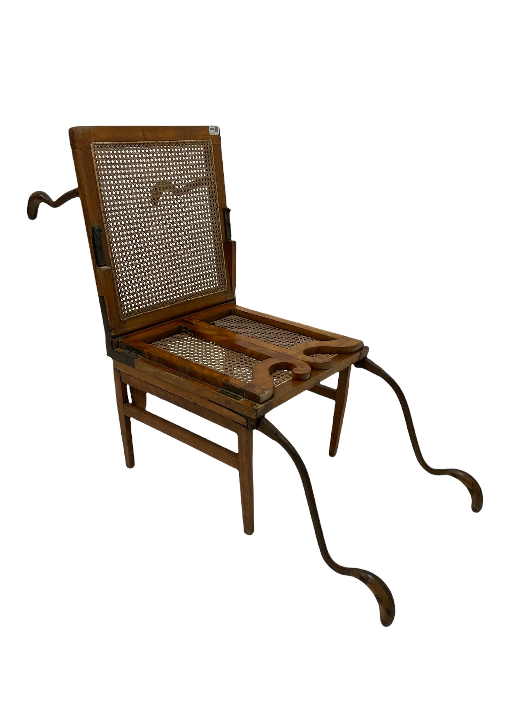 J. Alderman folding Sudan or invalid chair - Image 2 of 6