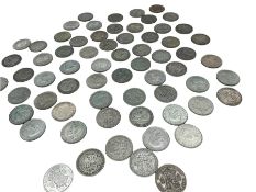 Approximately 940 grams of Great British pre 1947 silver halfcrown coins