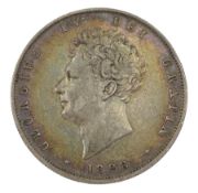 George IV 1828 halfcrown coin