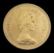 Queen Elizabeth II 1979 gold proof full sovereign coin