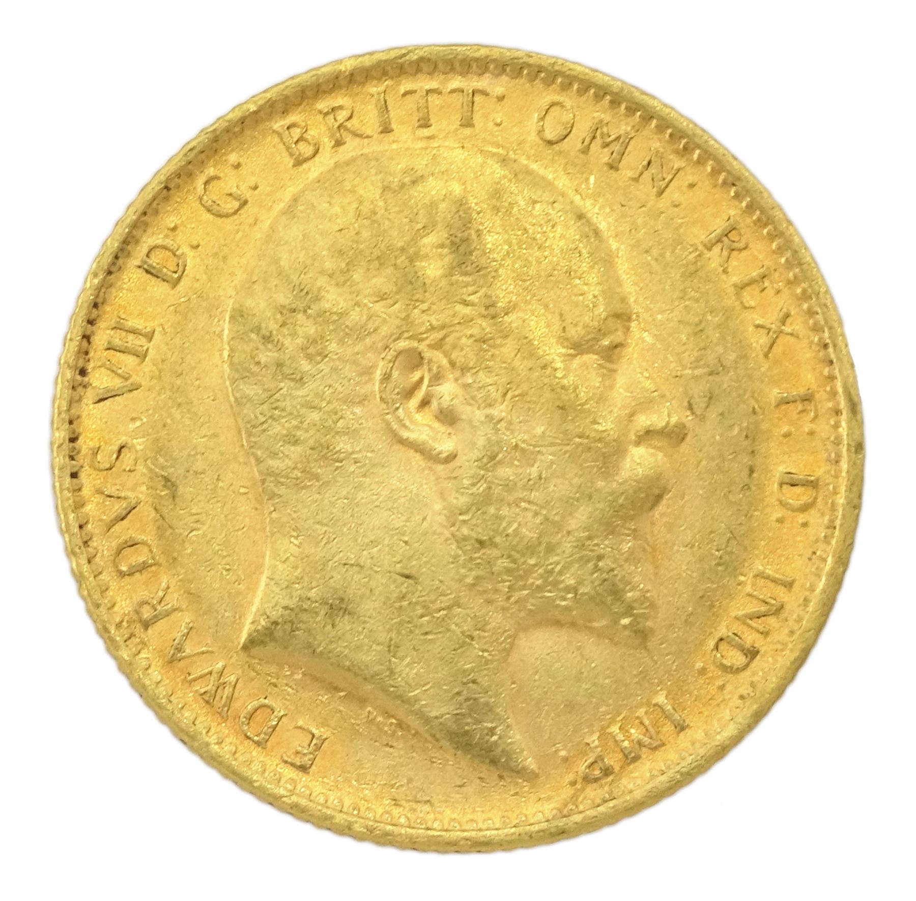 King Edward VII 1910 gold full sovereign coin