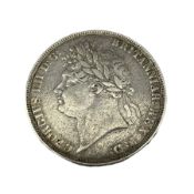 George IIII 1822 crown coin