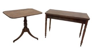19th Century mahogany tea table