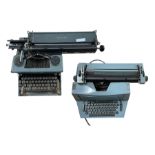 Imperial typewriter and an Underwood 'Raphael' typewriter with cover