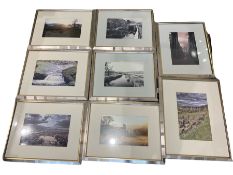 Collection framed photographs of York and Yorkshire each 30cm x 44cm (8)