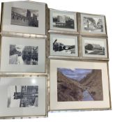 Collection framed photographs of York and Yorkshire max 49cm x 75cm (8)