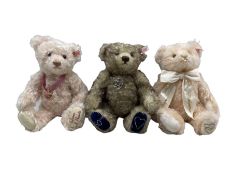 Three Steiff bears 'William and Catherine The Royal Wedding Teddy Bear'