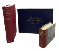 'Loyal Lewis Roll of Honour 1914-1918' published by William Grant in blue and gilt boards