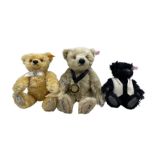 Three Steiff bears 'The Yorkshire Rose Bear'