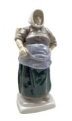 Bing & Grondahl figure 'Danish Fisherwoman' no. 1702 designed by Kai Nielsen