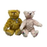 Two Steiff bears 'The Golden Jubilee Teddy Bear' 35cm and 'Queen Mother Bear' rose 38cm